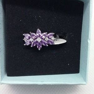 925ss Amethyst ring